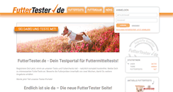 Desktop Screenshot of futtertester.de
