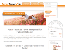 Tablet Screenshot of futtertester.de